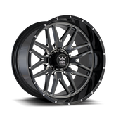 20" Force Off-Road F04 Wheel 🔥 20X12 -44 5X150 🔥C.B 110.3 Black & Milled Rim ✅